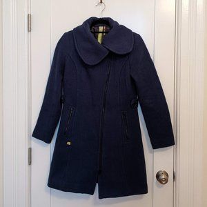 EUC Blue Wool Coat
